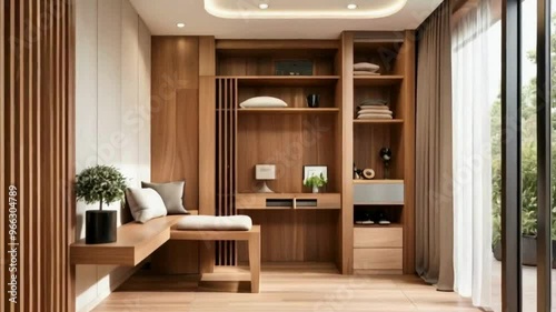 modern  interior small room