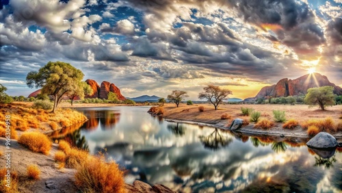 Breathtaking Natural Landscape Scenery Capturing the Beauty of Nature's Wilderness and Open Spaces