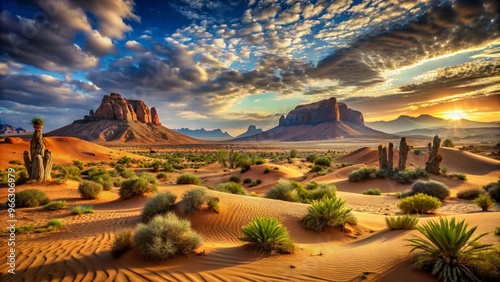 Breathtaking Natural Landscape Scenery Capturing the Beauty of Nature's Wilderness and Open Spaces