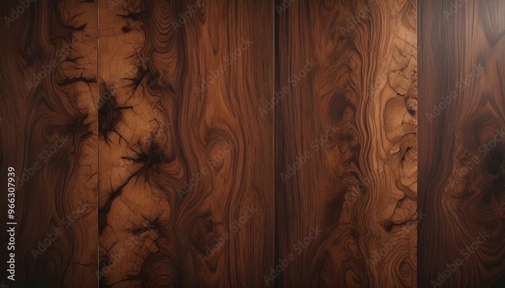 Background detailed natural wood texture with organic patterns and warm, rich tones Background detailed natural wood texture with organic patterns and warm, rich tones