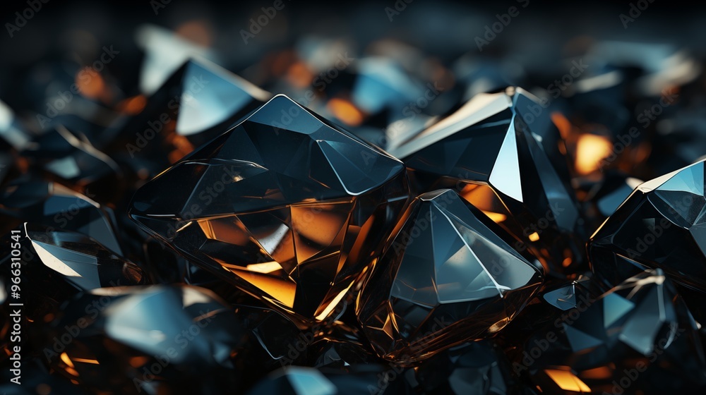 abstract black crystal background. abstract black crystal background.