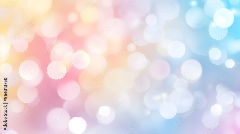 Fototapeta premium A soft, blurred background featuring pastel colors with ample copy space for text overlays,No blurriness