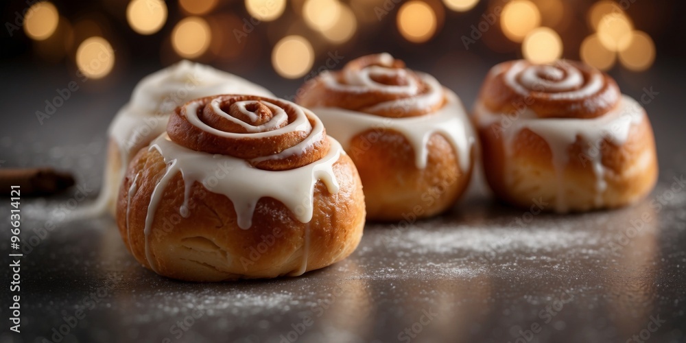 Cinnamon rolls with icing fresh bakery dessert sweet pastries. Cinnamon rolls with icing fresh bakery dessert sweet pastries.