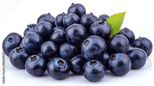 Fresh, vibrant clusters of blueberries await your enjoyment! photo