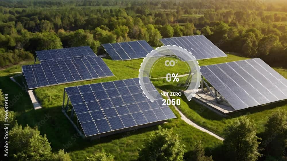Net Zero Emissions 2050 Countdown Animation Net zero , carbon neutral ...