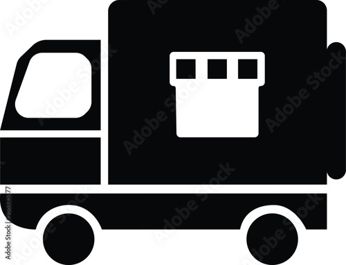 MVector Truck Png Image - Silhouette Of A Truckobile photo