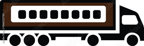 MVector Truck Png Image - Silhouette Of A Truckobile photo