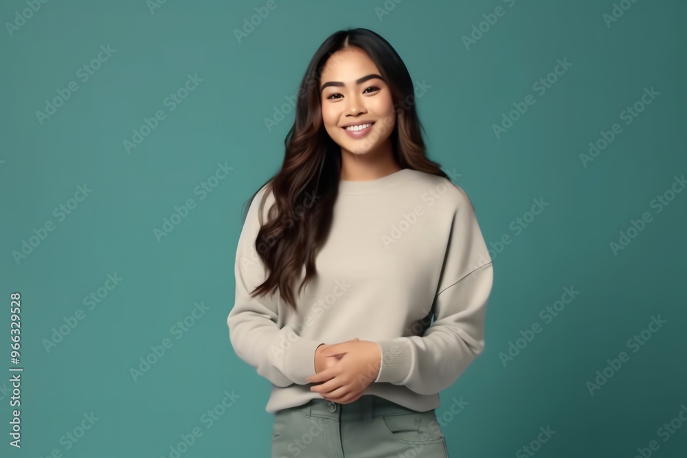 Beautiful Asian woman in casual with smile cheerful Beautiful Asian woman in casual with smile cheerful