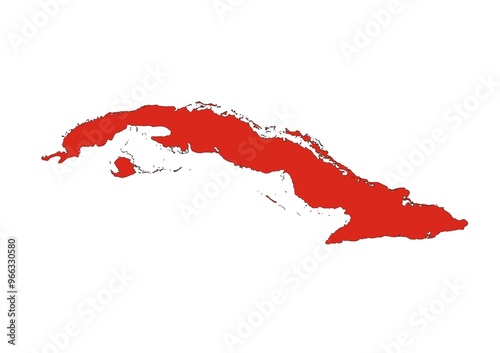 Photography Mapa de Cuba
