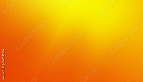 Abstract warm yellow and orange gradient noisy grain background texture