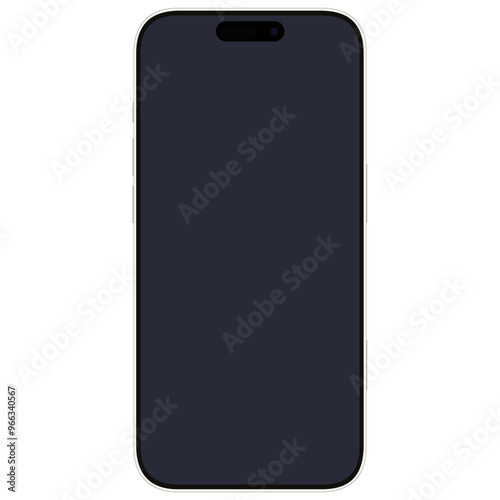 スマートフォン　携帯電話　携帯　スマホのイラスト素材　ベクター