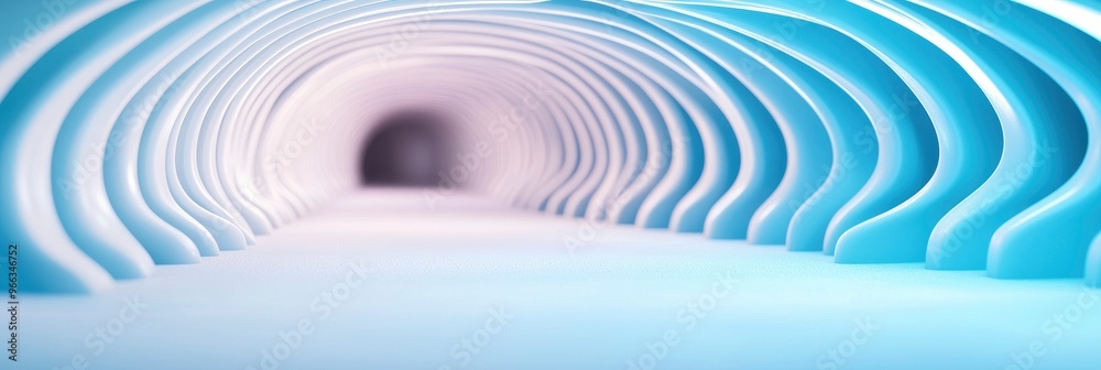 Obraz premium Tunnel's approximate curve