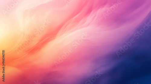 Abstract blurry background with a gradient of colors