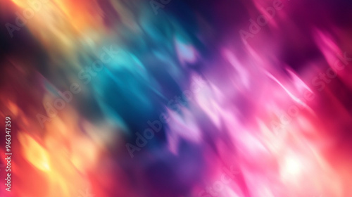 Abstract blurry background with a gradient of colors