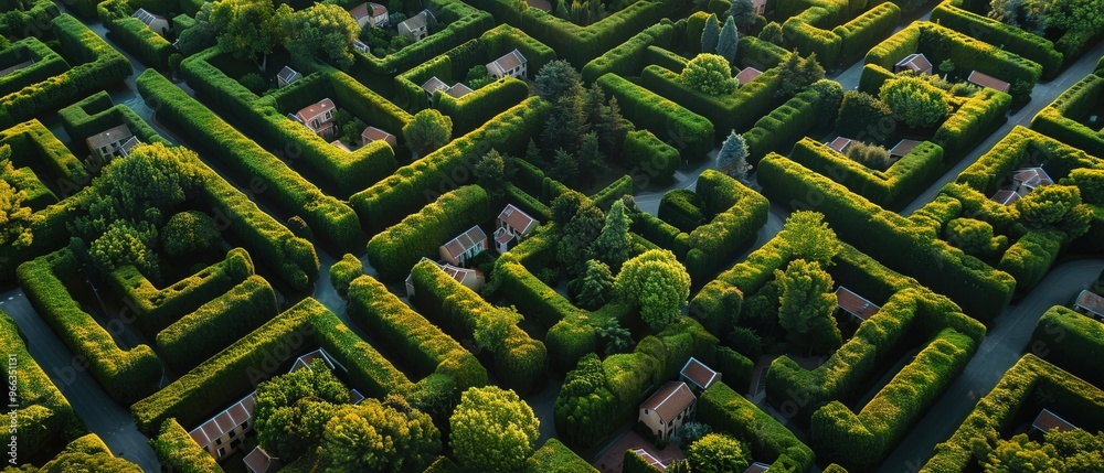 maze of relative truths, arial view maze of relative truths, arial view