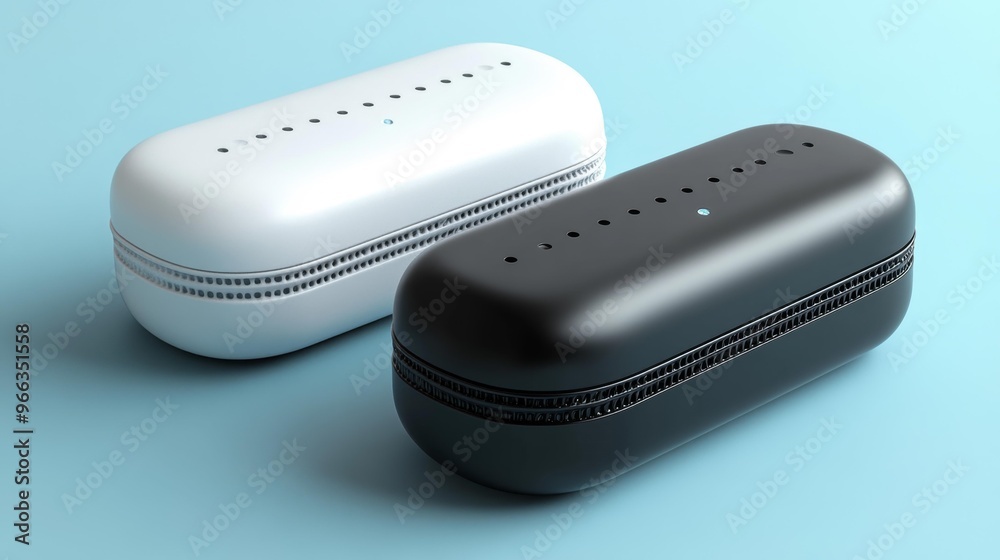 Modern Minimalist Capsule Devices Generative AI Modern Minimalist Capsule Devices Generative AI