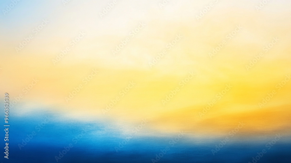 Abstract blurry background with a gradient of blue and yellow Abstract blurry background with a gradient of blue and yellow