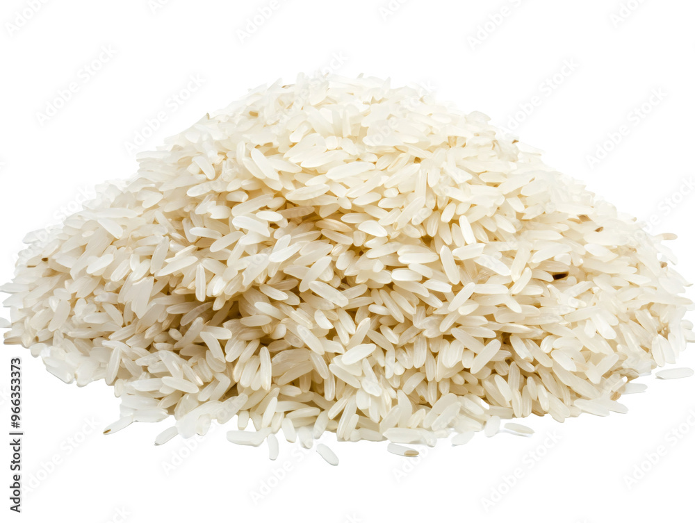 a pile of rice on a white background a pile of rice on a white background