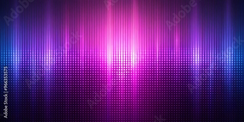 Abstract Glowing Purple Dot Pattern with Vertical Lines, Abstract, Purple, Dots