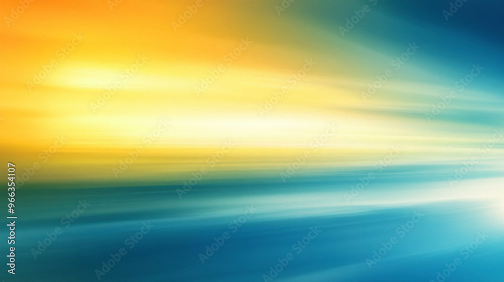 Abstract blurry background with a gradient of blue and yellow Abstract blurry background with a gradient of blue and yellow