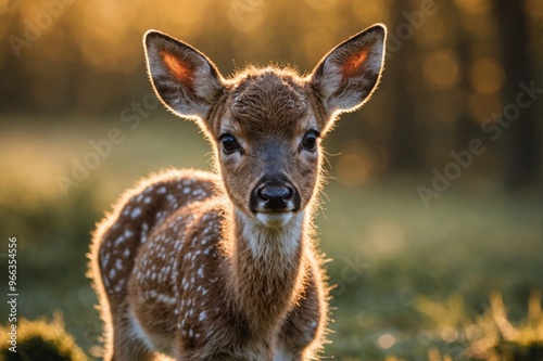 cute deer cub