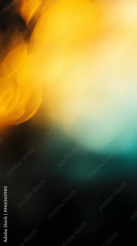 Abstract blurry background with a gradient of black and yellow Abstract blurry background with a gradient of black and yellow