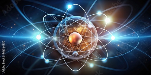 A glowing magnesium atom with electrons orbiting its nucleus, represented by its periodic symbol 