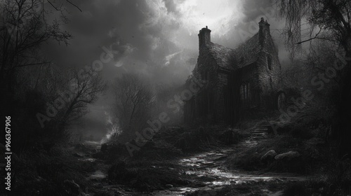 Mysterious House in the Woods