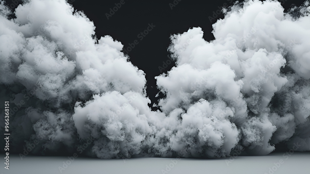 Real Smoke Exploding Outwards With Empty Center. Real Smoke Exploding Outwards With Empty Center.