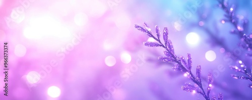 purple glitter on blur bokeh light effect background