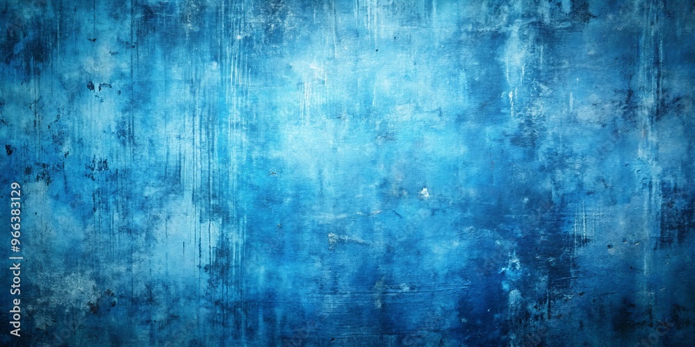 Obraz premium Abstract Blue Grunge Texture, Background, Wall , Blue, Grunge, Texture