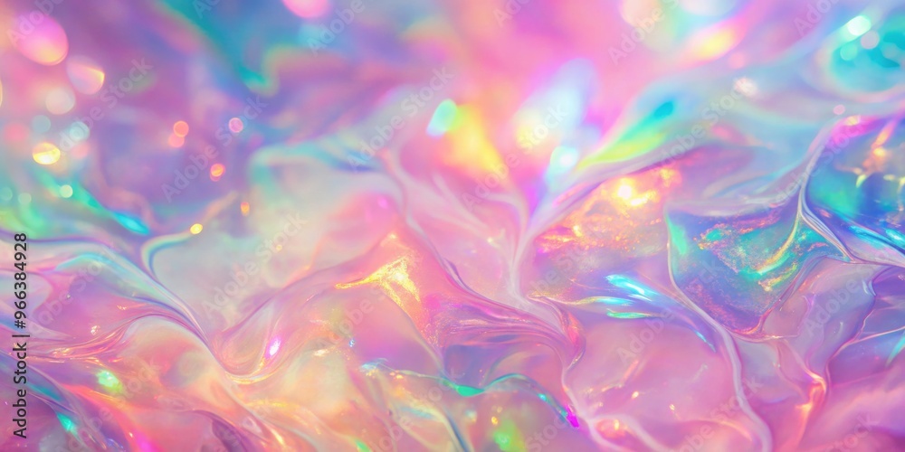 Abstract Holographic Swirls A Pastel Dream, holographic, iridescent, abstract Abstract Holographic Swirls A Pastel Dream, holographic, iridescent, abstract