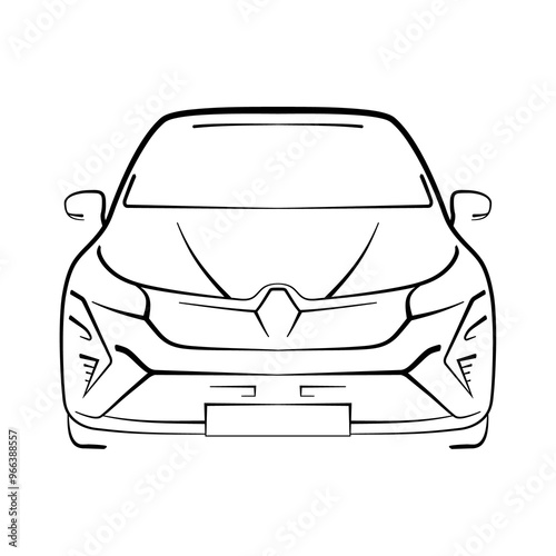 clio from the front