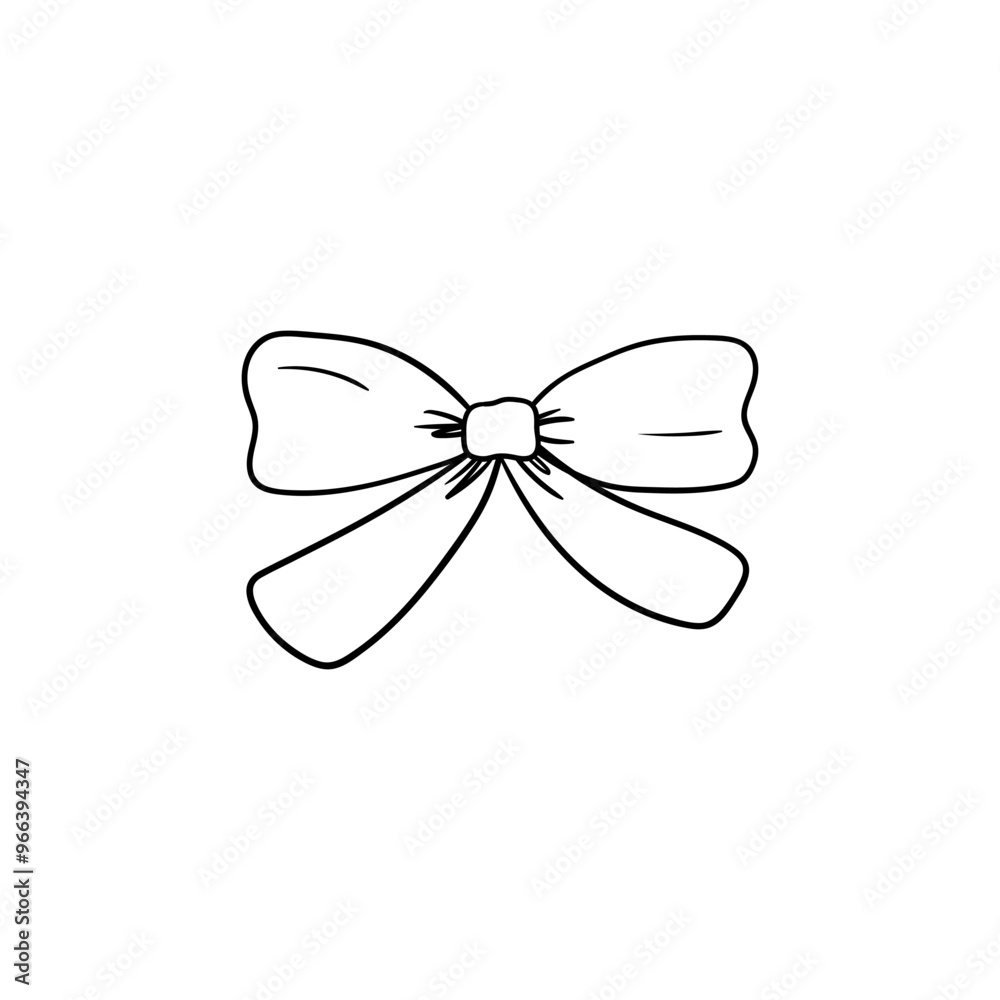 Vector illustration of bow in sketch style. Coquette and ballet core aesthetic. Hand drawn ribbon clipart for birthday, wedding, holidays, valentines day, etc. Vector illustration of bow in sketch style. Coquette and ballet core aesthetic. Hand drawn ribbon clipart for birthday, wedding, holidays, valentines day, etc.