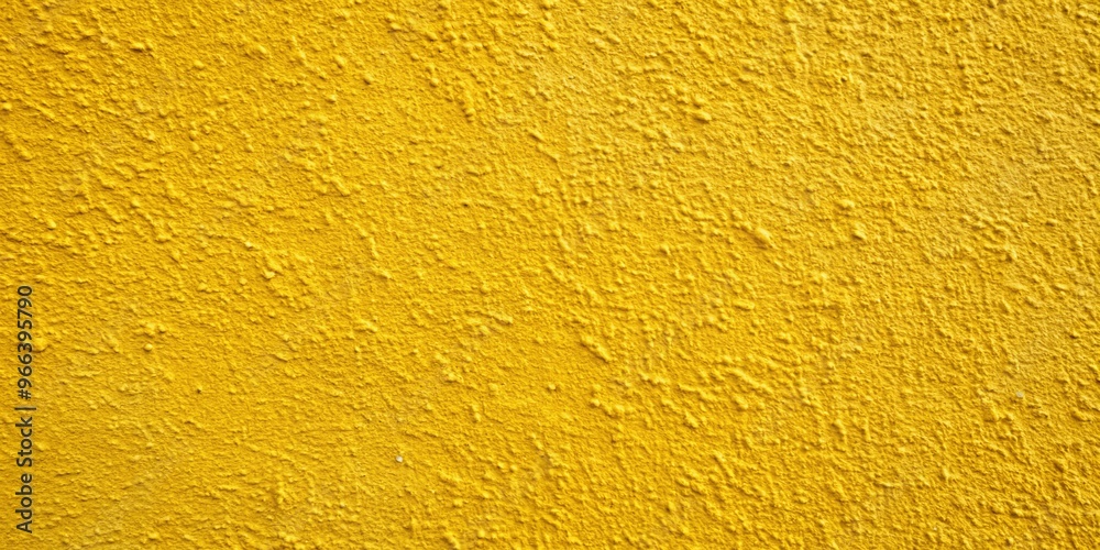 Naklejka premium Golden Texture A Detailed Macro View of a Rough Yellow Wall, Wall Texture, Yellow, Background