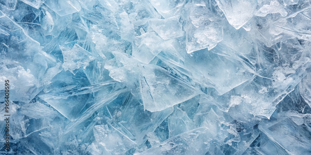 Shattered Ice A Close-Up View of Crystalized Water, Ice Texture, Frozen, Blue Shattered Ice A Close-Up View of Crystalized Water, Ice Texture, Frozen, Blue