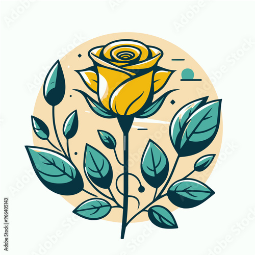 Beautiful yellow flower