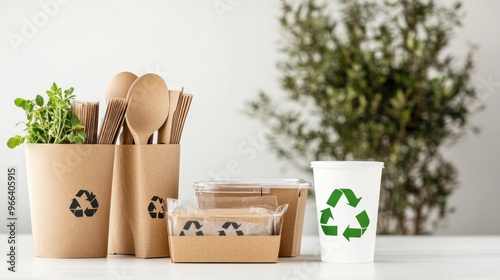 Eco-Friendly Disposable Packaging and Utensils photo