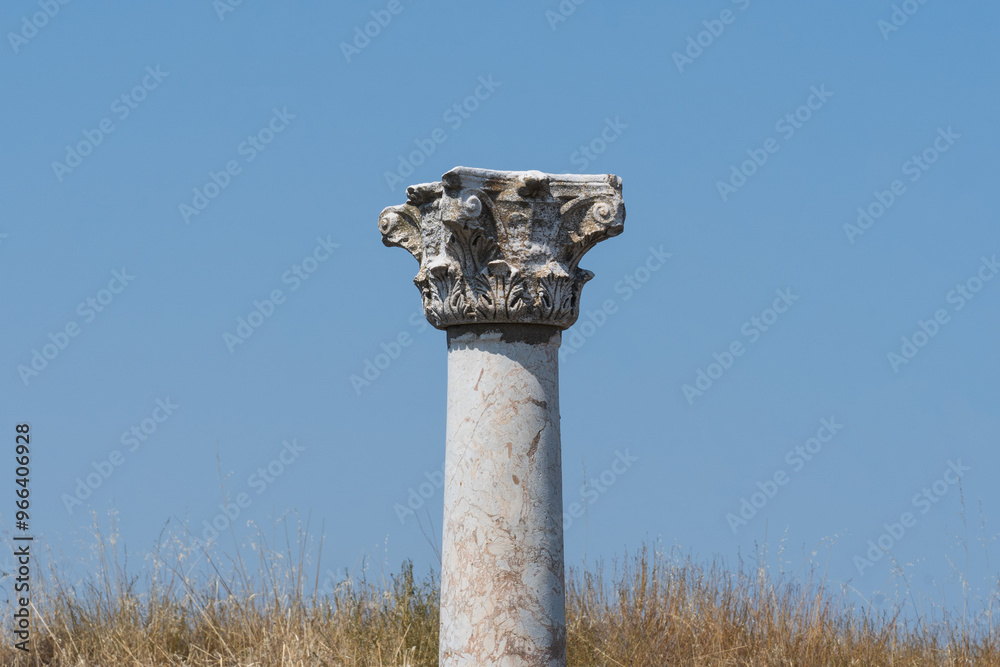 Column from the Ancient Macedonian City of Stobi: Remains of a Town from 359 BC. Column from the Ancient Macedonian City of Stobi: Remains of a Town from 359 BC.