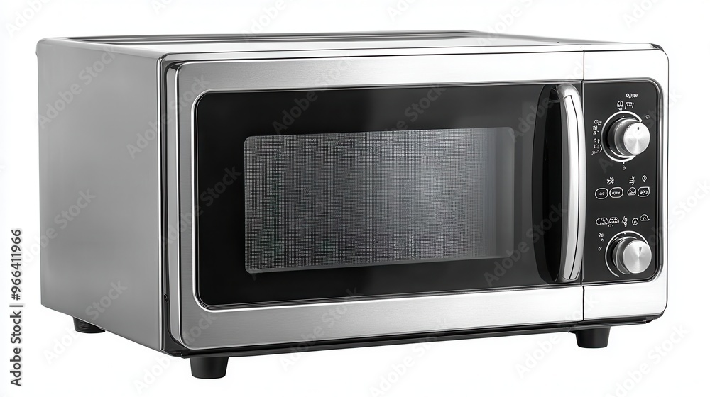 Fototapeta premium Stainless Steel Microwave Oven