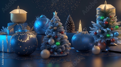 New Year's mood and toys