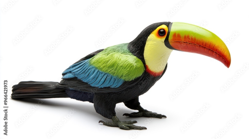 Colorful Toucan with Large Beak Colorful Toucan with Large Beak