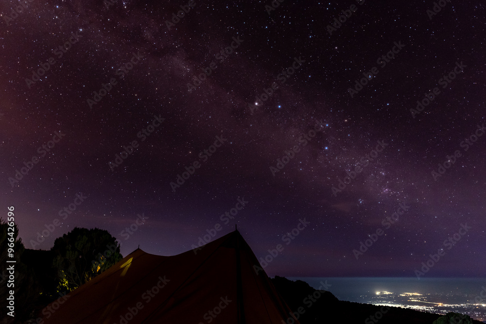 Milky way, Kilimanjaro National Park, Tanzania