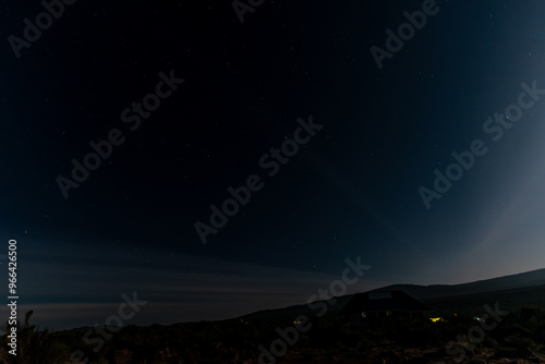 Full moon night in the Kilimanjaro