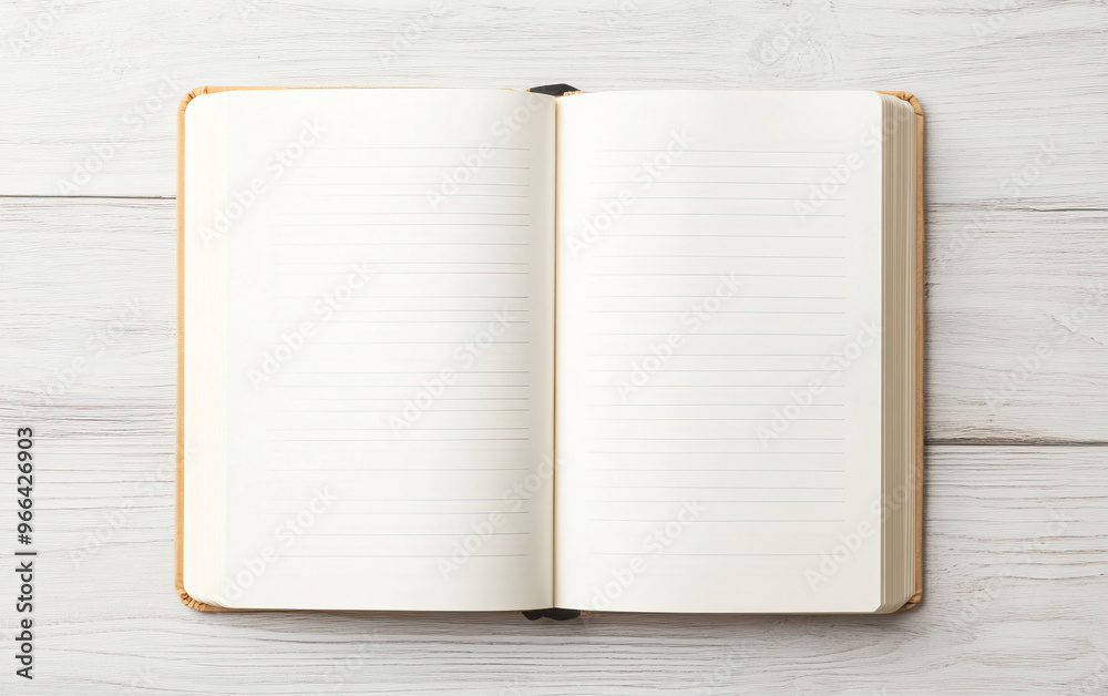 A blank open notebook on a wooden surface, inviting creativity for note-taking, journaling, or sketching ideas and thoughts. A blank open notebook on a wooden surface, inviting creativity for note-taking, journaling, or sketching ideas and thoughts.