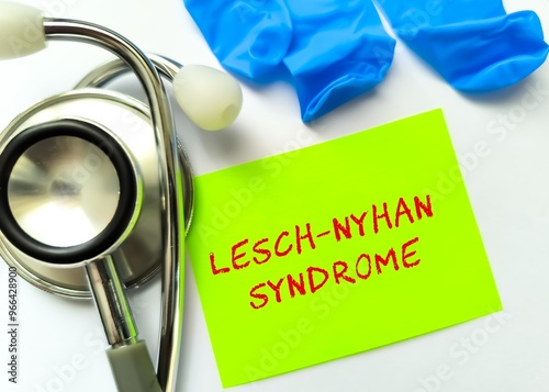 Lesch–Nyhan Syndrome (LNS) medical term, medical conceptual image photo