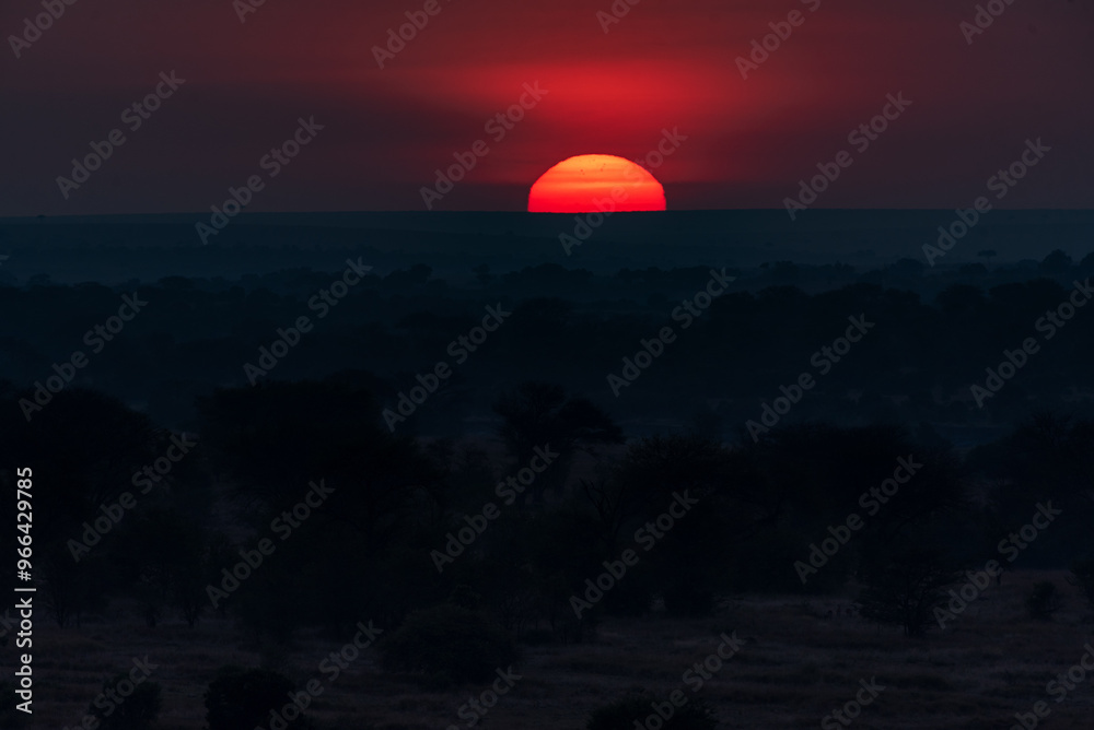 Sunrise at Seregenti National Park Sunrise at Seregenti National Park
