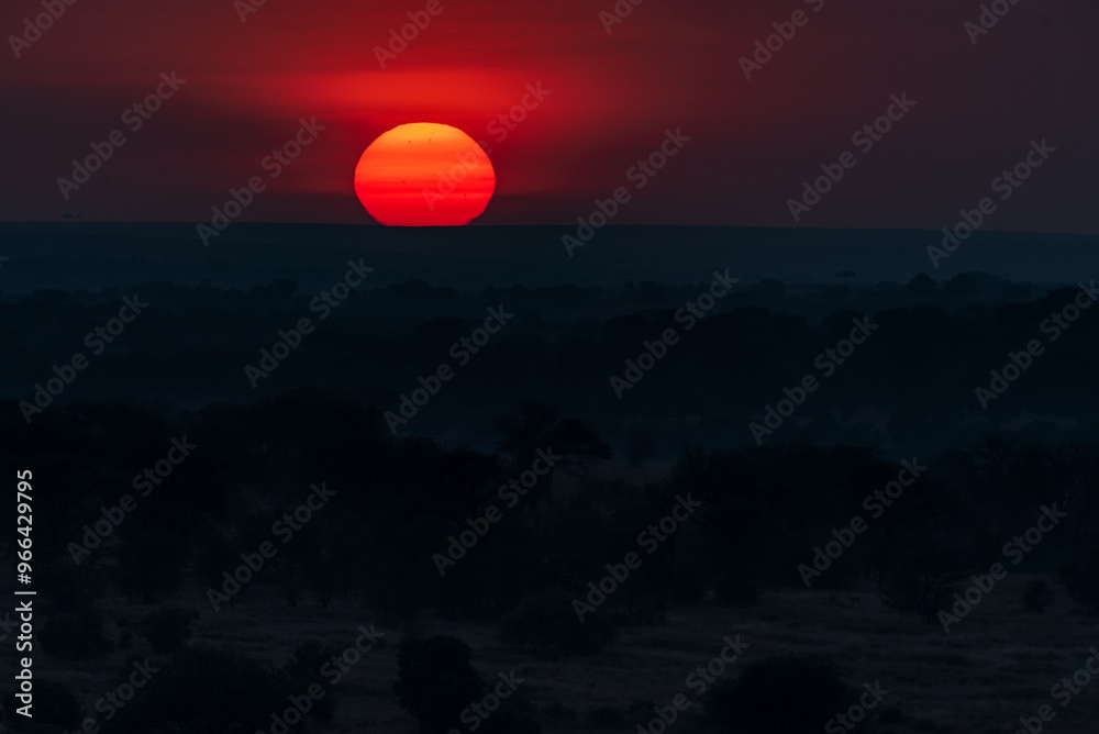 Sunrise at Seregenti National Park Sunrise at Seregenti National Park