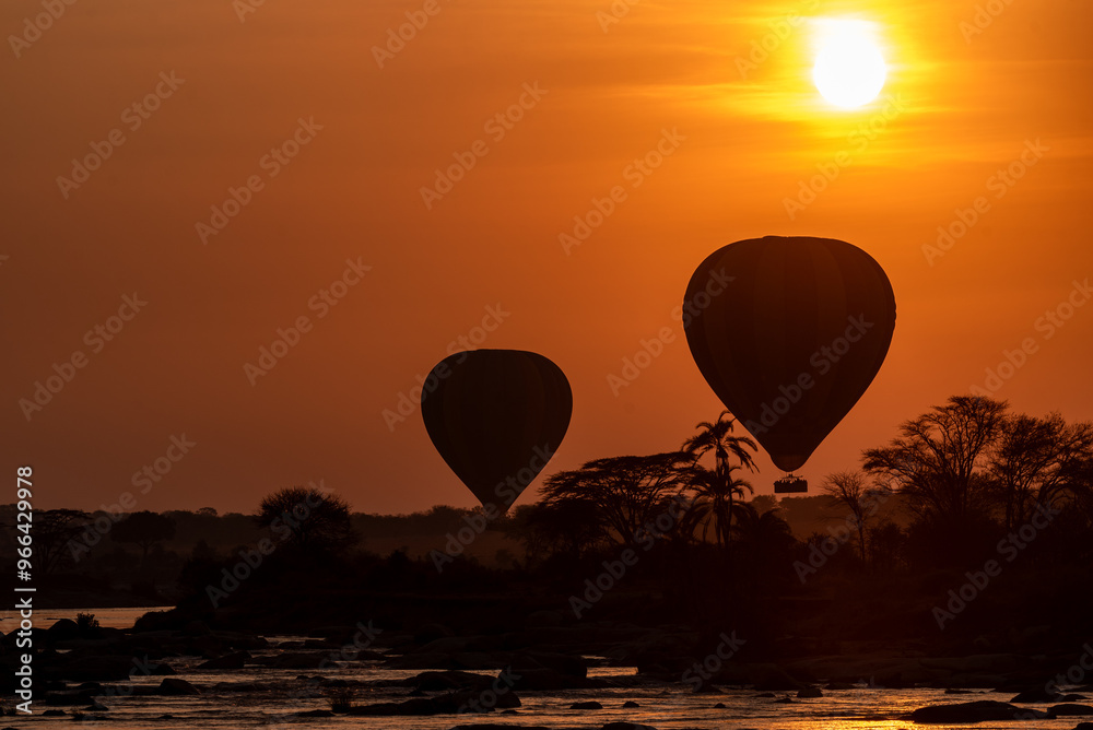Fototapeta premium Sunrise at Serengeti National Park