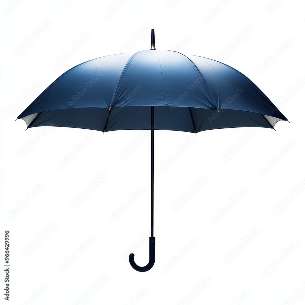 Classic Blue Umbrella Isolated On White Background Classic Blue Umbrella Isolated On White Background